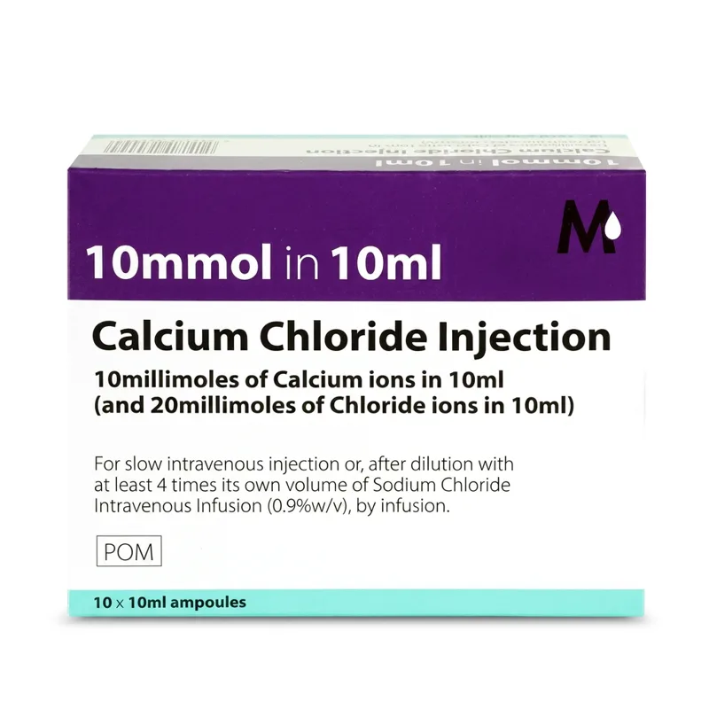 Calcium Chloride Inj BP 10 mmol / 10 ml