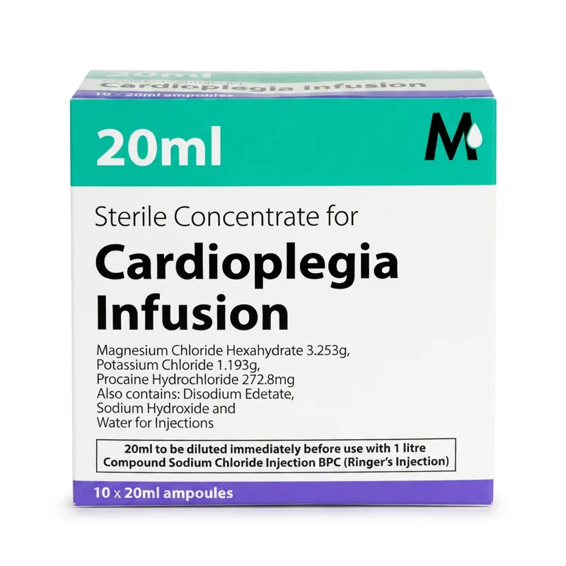 Cardioplegia Infusion, 20 ml amp