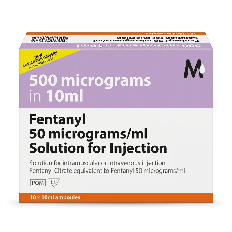 Fentanyl Citrate 500 mcg/10 ml inj