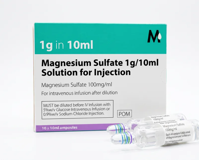 Magnesium Sulphate 1g/10 ml Solution for Injection