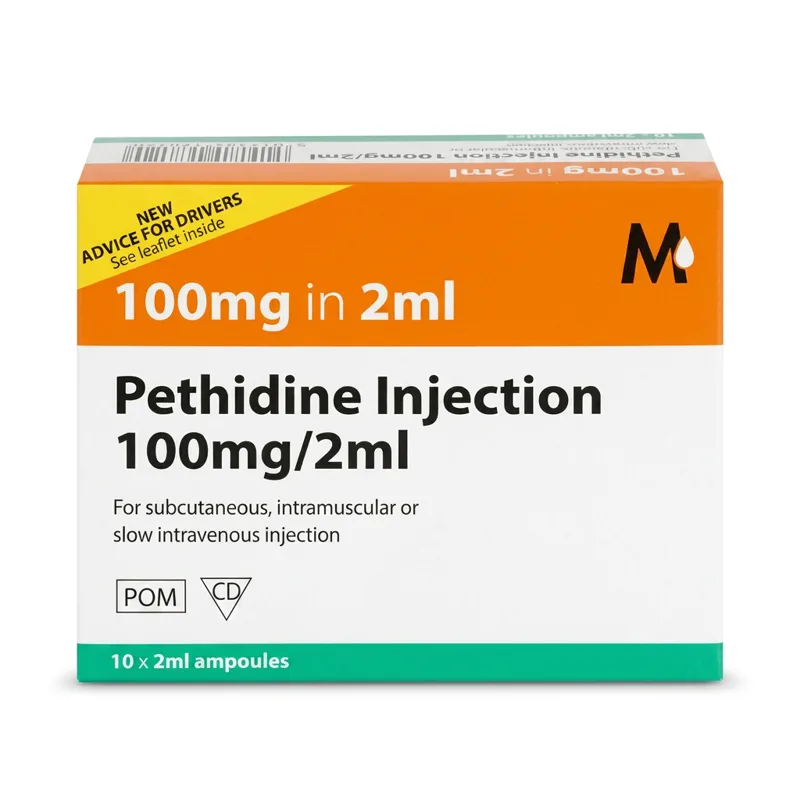 Pethidine 100 mg/2 ml inj